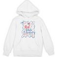 Red And Booked Coquette 4th Of July Book Lover Unisex Hoodie