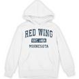 Red Wing ミネソタ Mn ヴィンテージ スポーツデザイン ネイビー プリント パーカー