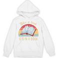 Retro Rainbow Smart Book Lover Reader Vintage Bookworm Women Unisex Hoodie