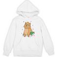 Sabre-Toothed Tiger Loves Books Wildcat Unisex Hoodie