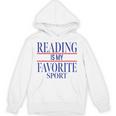 Simple Sarcastic Reading Is My Favorite Sport Book Lover Unisex Hoodie