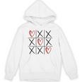 Tic Tac Toe Love Hearts Romantic Valentine Raglan Baseball Tee Unisex Hoodie Tic Tac Toe Love Hearts Romantic Valentine Raglan Baseball Tee Unisex Hoodie