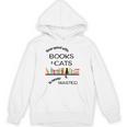 Time Spent With Books & Cats Is Never Wasted Unisex Hoodie
