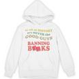 In All History It's Never Good Guys Banning Books Reading Unisex Hoodie