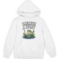 Unearth a Story Frog Reading a Book Summer 2026 Premium Tri-Blend Unisex Hoodie