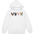 Vote Books Fist Ovaries LGBTQ Unisex Hoodie