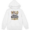 Wild About Books Booklover & Bibliophile Unisex Hoodie