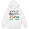 I Will Read Books Everywhere Across America Child Readers Unisex Hoodie