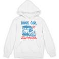 Women Retro Book Girl Summer Bookish Vacation Reader Unisex Hoodie Women Retro Book Girl Summer Bookish Vacation Reader Unisex Hoodie