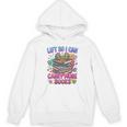 Women's Book Lover Fitness Mom Lifting Reading Humor Graphic Unisex Hoodie