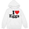 アイラブエッグアイハートエッグ パーカー