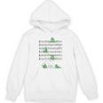 ヨガをしているかわいいカエル 音符 音記号 ミュージシャンアート 長袖tシャツ パーカー