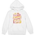 バックプリント 猫好き 引用 おもしろ猫 ミーム I Love Cats パーカー