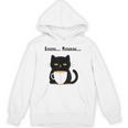 疲れた黒猫 – 月曜日の気分そのまま パーカー