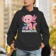 Axolotl Book Reading Bookworm Readolotl Mexican Salamander Unisex Hoodie
