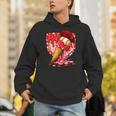 Baseball Heart Valentine Baseball Ice Cream Drip Boys Girls Unisex Hoodie