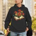 Book With Blooming Flowers Reading Nature Garden Unisex Hoodie