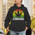 Cannabis ヴィンテージ 麻葉 レトロ マリファナ パーカー