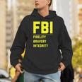 Fbi Motto 「Fidelity Bravery Integrity」 法執行機関 パーカー