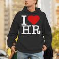 I Love Hr レッドハート 人事 パーカー