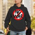 No War、アンチウォーデーストップサイン、スプレーペイント、No War。 パーカー