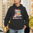 Readalotl a Kawaii Axolotl Reading a Book As Readsalotl Unisex Hoodie Readalotl a Kawaii Axolotl Reading a Book As Readsalotl Unisex Hoodie