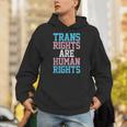 Trans Rights Are Human Rights Lgbtq トランスジェンダー フラッグ プライド パーカー