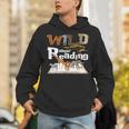 Wild About Reading Animals And Book Lovers Teacher Kids Unisex Hoodie Wild About Reading Animals And Book Lovers Teacher Kids Unisex Hoodie