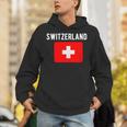 スイス国旗 スイス国地図フラッグ パーカー