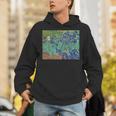 ヴィンセント・ファン・ゴッホによるアイリス1889 長袖tシャツ パーカー