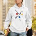 Bauhausムーブメントtシャツ、1923年建築作品。 パーカー