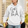 C'est Laie シャツ フレンチギフト パリ フランス エッフェル柄 パーカー