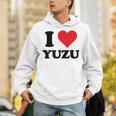 I Heart ゆず ファーストネーム I Love パーソナライズ パーカー