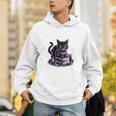 I'm An Indoor Cat Cute Witch Kitten With Books And Candles Unisex Hoodie