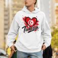 I Love Tunisia 旅行旗 ハート ツーリスト バケーション デザイン パーカー