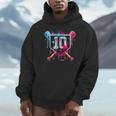 10th Birthday Boys Baseball Ice Cream Drip Boys Baseball Unisex Hoodie