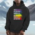 All Placeshould Beafepaces ゲイプライド 同盟国 Lgbtq Month パーカー