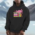 Axolotl Book Reading Librarian English Teacher For Men Women Kids Unisex Hoodie Axolotl Book Reading Librarian English Teacher For Men Women Kids Unisex Hoodie