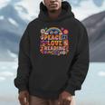 Book Peace Bookworm Hippie Rainbow Peace Sign Unisex Hoodie Book Peace Bookworm Hippie Rainbow Peace Sign Unisex Hoodie