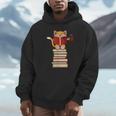 Cats And Reading Books Literature Unisex Hoodie Cats And Reading Books Literature Unisex Hoodie