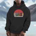 Drink Coffee Read Books Be Happy Retro Vintage Sunset Unisex Hoodie