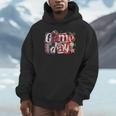 Game Day Baseball Leopard Coquette Bow Mama Mom Sister Unisex Hoodie