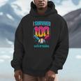 HUGvyn I Survived 100 Days Baseball Teacher Ice Cream Drip Unisex Hoodie HUGvyn I Survived 100 Days Baseball Teacher Ice Cream Drip Unisex Hoodie