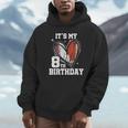 It's My 8th Birthday Baseball Football Heart 8 Year Old Unisex Hoodie