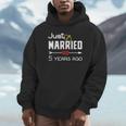 Just Married 5年前シャツ 結婚5周年記念 パーカー