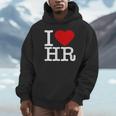 I Love Hr レッドハート 人事 パーカー