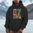 Mardi Gras Six Seven Baseball Drip Number 6 7 Meme Unisex Hoodie