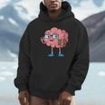 Nerd Brain With Book And Glasses Unisex Hoodie