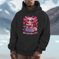 Readsolotl Axolotl Reading Book Lover Teacher Kids Unisex Hoodie
