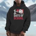Retro 100 Days Of School Baseball Teacher Student 100 Days Unisex Hoodie Retro 100 Days Of School Baseball Teacher Student 100 Days Unisex Hoodie
